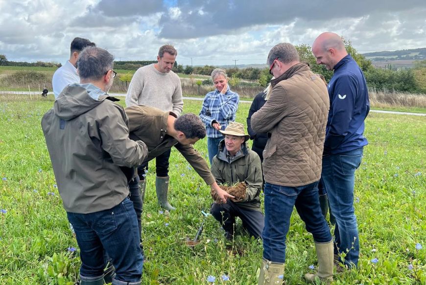 Alex Demetriou and the Foodbuy Group leadership team meet with Ian Wilkinson, Founder of FarmED